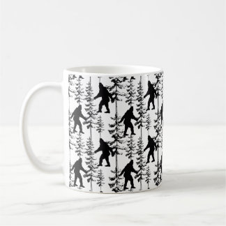 Bigfoot Motif Mug