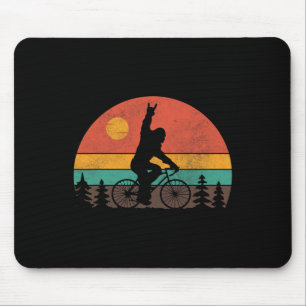Bigfoot Mountain Bike Funny Mtb Biking Cycling Sas Mouse Pad