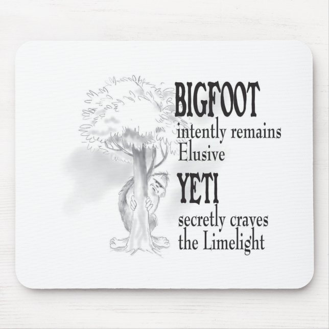 Bigfoot mouse pad (Front)