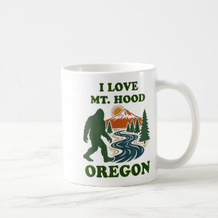 Bigfoot mt hood oregon  coffee mug