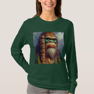 Bigfoot Native American Totem T-Shirt