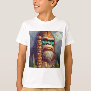 Bigfoot Native American Totem T-Shirt