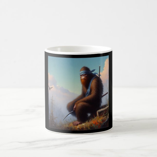 Bigfoot Ninja Coffee Mug (Center)
