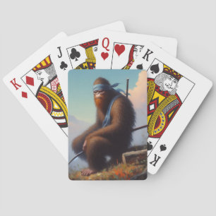 Bigfoot Ninja Playing Cards