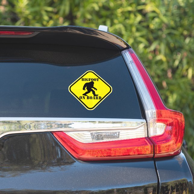 Bigfoot on Board (Car Side)