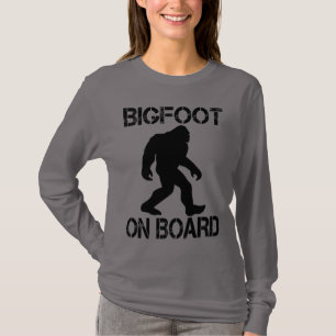 Bigfoot on Board Funny Bigfoot     T-Shirt