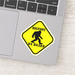Bigfoot on Board Sticker