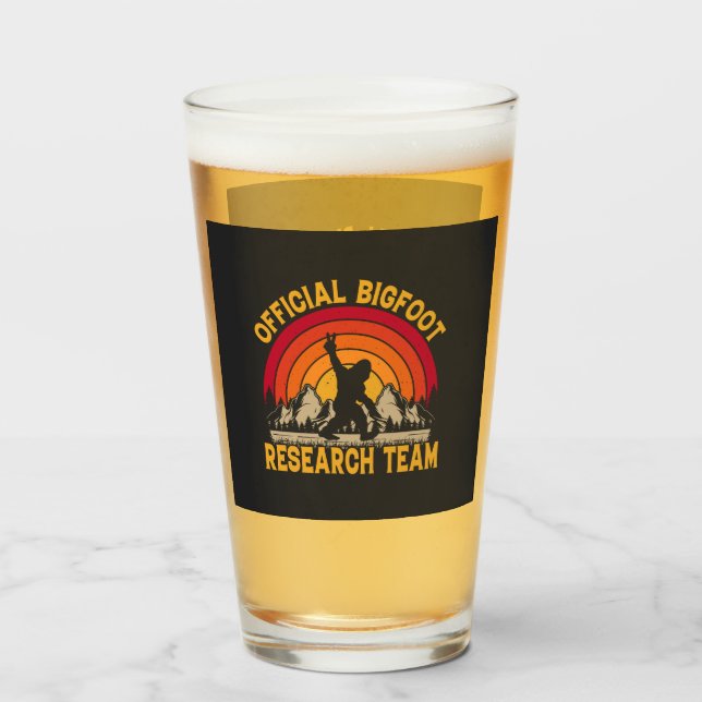 Bigfoot Original Research Team Beer Glass (Front Filled)