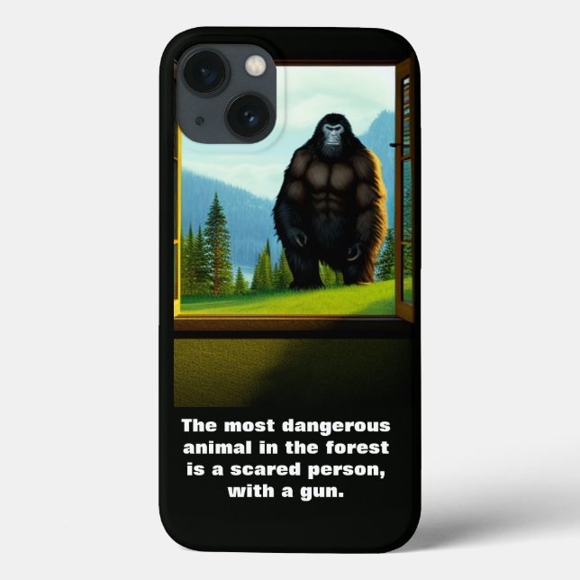 Bigfoot Outside Case-Mate iPhone Case (Back)