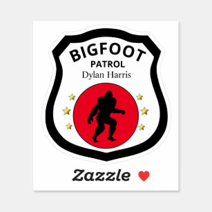 Bigfoot Patrol Badge with Name