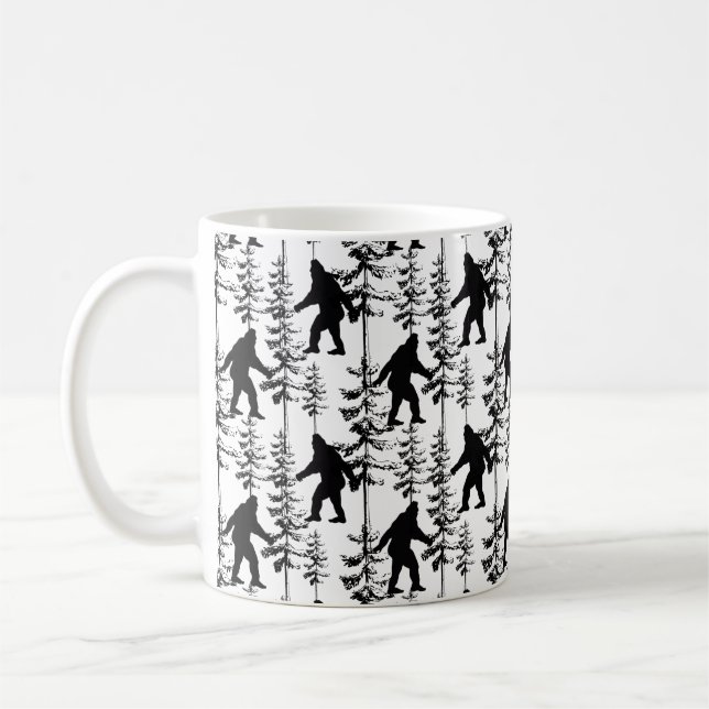 Bigfoot Pattern Mug (Left)