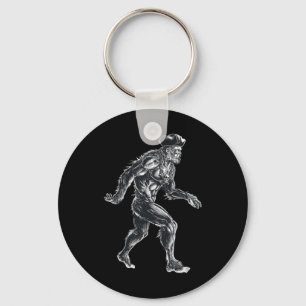 Bigfoot Pirate - Sasquatch Big Foot - Spooky For H Keychain