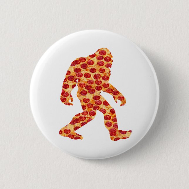 Bigfoot Pizza    2 Inch Round Button (Front)