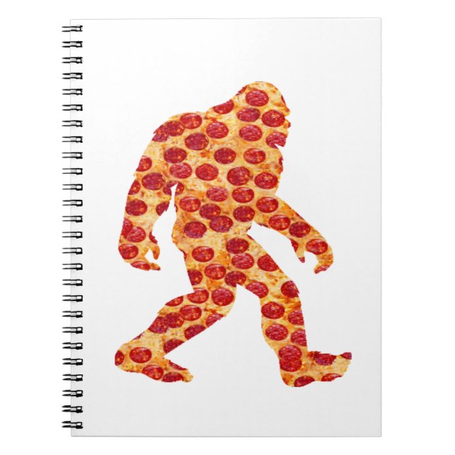 Bigfoot Pizza     Notebook (Front)
