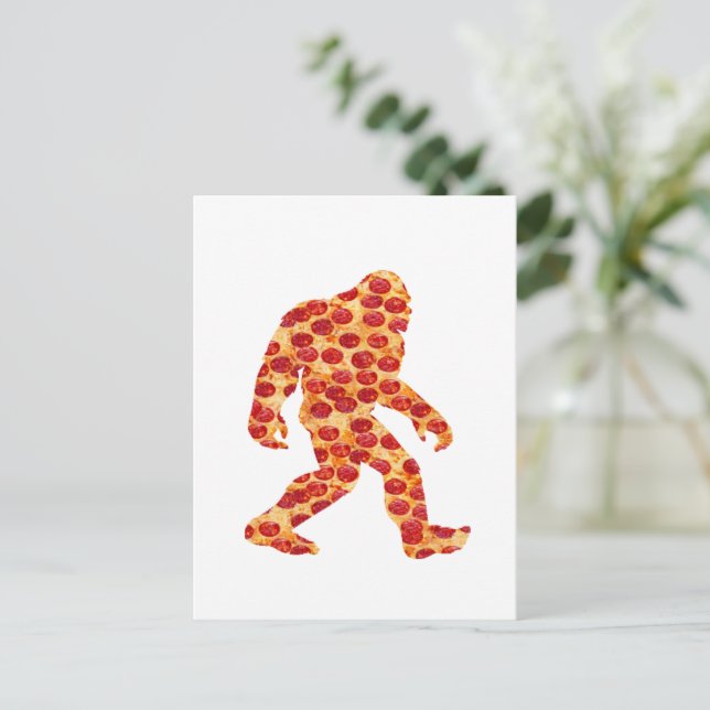 Bigfoot Pizza    Postcard (Standing Front)