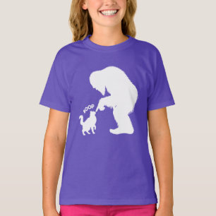 Bigfoot Playful Long Haired Cat Boop T-Shirt