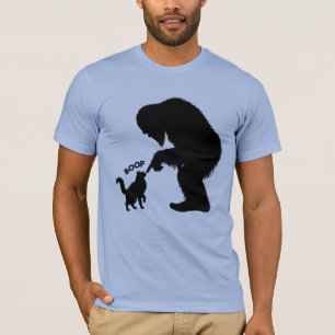 Bigfoot Playful Long Haired Cat Boop T-Shirt