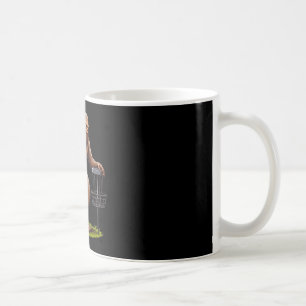 Bigfoot Playing Disc Golf Funny Disc Golfer Player Coffee Mug