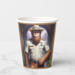 Bigfoot Policeman Paper Cups