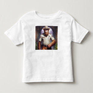 Bigfoot Policeman Toddler T-shirt
