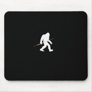Bigfoot Pool Billiards Player - Funny Bigfoot T Sh Mouse Pad