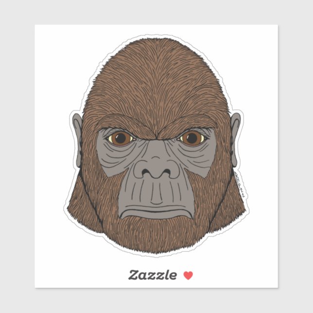 Bigfoot Portrait 1 (Ape-Like) (Sheet)