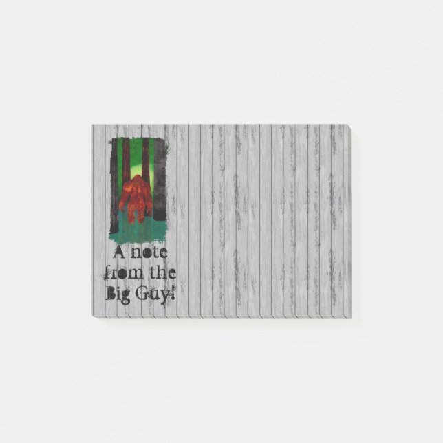Bigfoot Post-it Notes (Front)