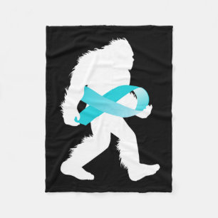 Bigfoot Ptsd Post Traumatic Stress Disorder Awaren Fleece Blanket