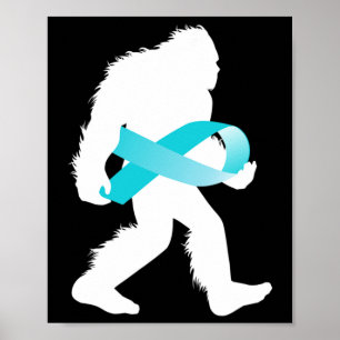 Bigfoot Ptsd Post Traumatic Stress Disorder Awaren Poster