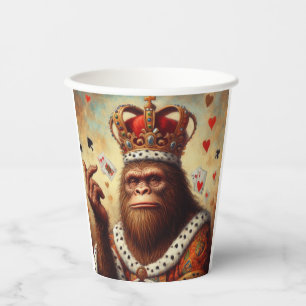 Bigfoot Queen of Hearts Paper Cups