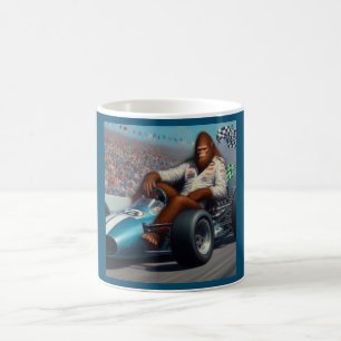 Bigfoot Racecar Coffee Mug
