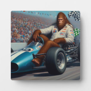 Bigfoot Racecar Plaque