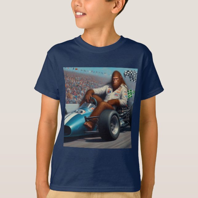 Bigfoot Racecar T-Shirt (Front)