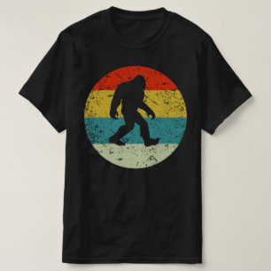 bigfoot retro vintage 70s gift silhouette T-Shirt