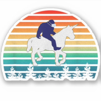 Bigfoot Riding Unicorn