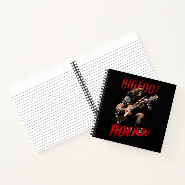 Bigfoot Rocks Spiral Bound Carnet (Intérieur)