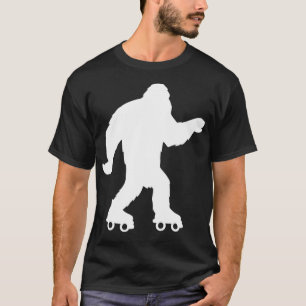 Bigfoot Roller Skate Roller Skating Derby Disco T-Shirt
