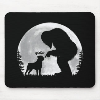 Bigfoot Rottweiler Boop Mouse Pad