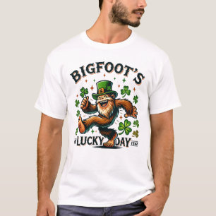 Bigfoot’s Lucky Day: A St. Patrick’s Day Celebrati T-Shirt