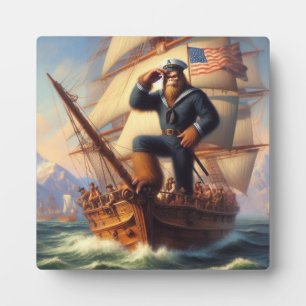 Bigfoot Sailor Plaque