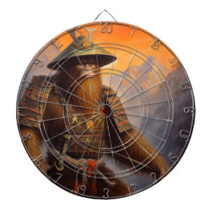Bigfoot Samurai Dartboard
