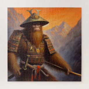 Bigfoot Samurai Jigsaw Puzzle