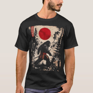 Bigfoot Samurai Katana T-Shirt