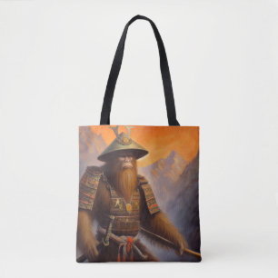 Bigfoot Samurai Tote Bag