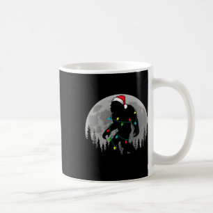 Bigfoot Santa Christmas Tree Lights Funny Xmas Sas Coffee Mug