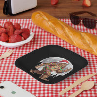 Bigfoot Santa Christmas Tree Lights Xmas Sasquatch