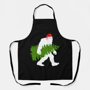 BigFoot Santa Claus Fun Christmas Gifts Apron