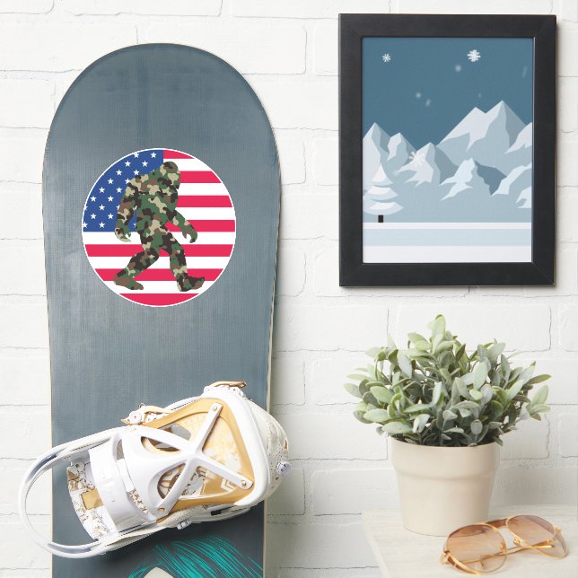 Bigfoot Sasquatch Camo   (Snowboard)