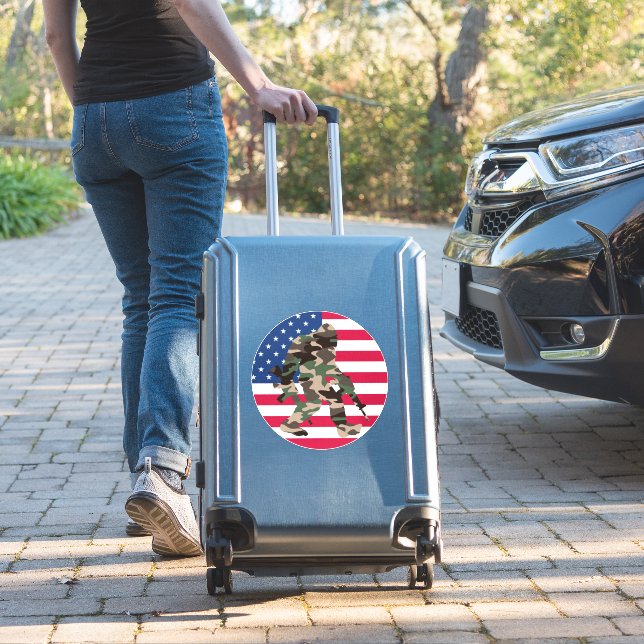 Bigfoot Sasquatch Camo    (Suitcase Insitu)