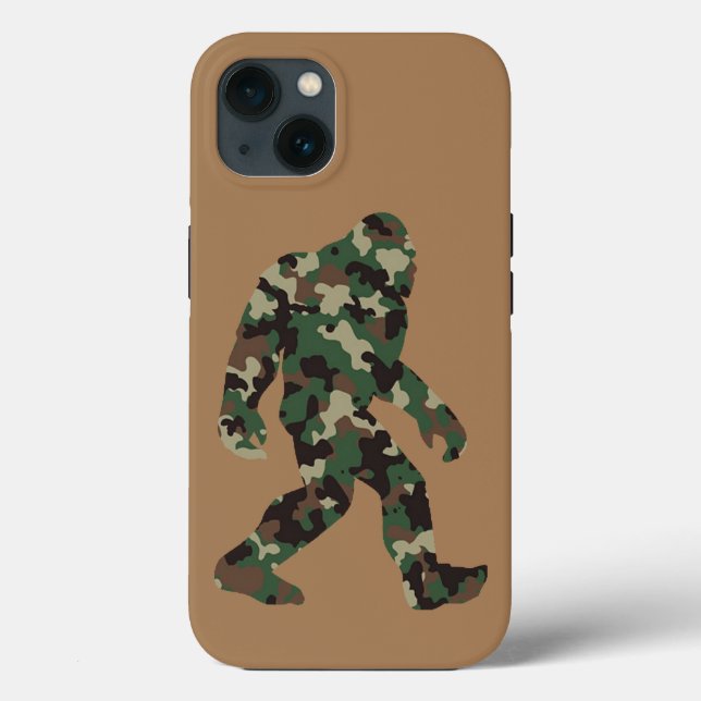 Bigfoot Sasquatch Camo Case-Mate iPhone Case (Back)